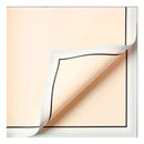 Papel Coreano Arreglos Florales Beige Seda 20 Pcs Contorno Negro