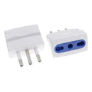 Adaptador Enchufe Genérica 3 Patas Blanco