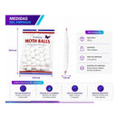 Bolas De Naftalina Theck 200g Antipolillas Para Closet