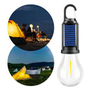 X4 Lampara Solar Usb Camping Ampolleta Led Recargable Negro