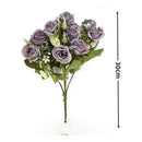 Pack Ramo De Rosas Artificiales Para Decoraciones