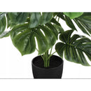 Flor Artificial Planta Con Maceta Monstera Decoracion Hogar Verde