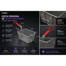 Canastilla Freidora Theck Acero Inoxidable 25x20x14cm