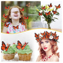 Pack 10 Ramos Mariposas Artificiales Ecodeco Decoración 90 Cm Mariposa
