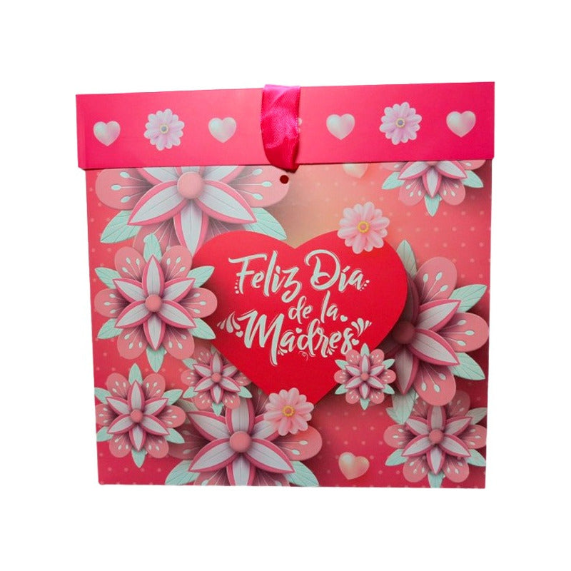 Pack X12 Caja De Regalo Día De Las Madres 30x30cm
