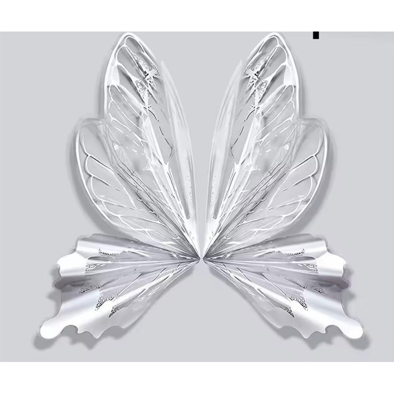 20 Piezas Papel Celofán Coreano Con Forma Mariposa