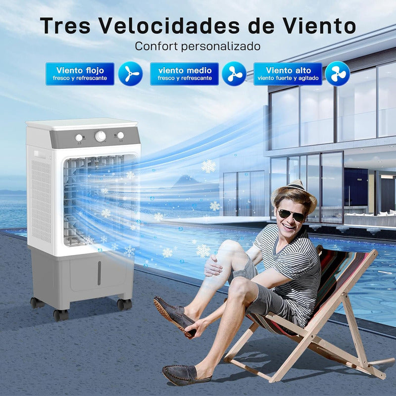 Enfriador Evaporativo De Aire Industrial 5500m2/h 40litros