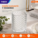Vasos Vidrio Theck 200ml Pack 6 Texturizados Transparentes Transparente