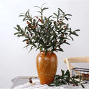 Ramas De Olivo, Plantas Artificiales, Frutas Olivo Flor Verde