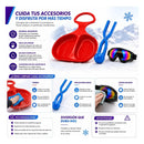 Trineo Nieve Theck Infantil Con Lentes Y Molde Para Bolas Ki Surtido/azar