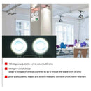 Lampara De Emergencia Theck Doble Foco Recargable Automatica Blanco