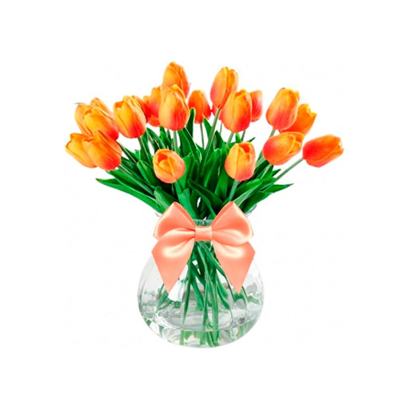 Ramos De Tulipanes Artificiales Flor Decoración Hogar