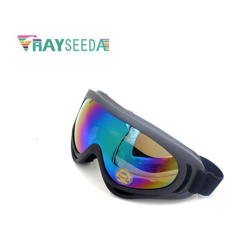 Gafas De Colores Con Lentes De Espejo Uv Para Moto, Snowboar