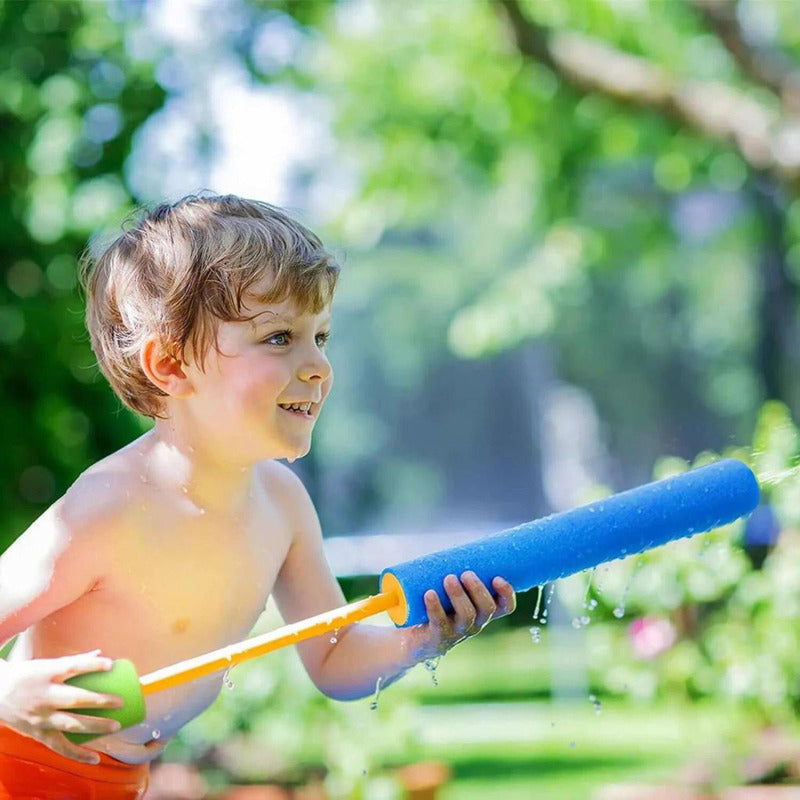 Pistola Juguete Lanza Agua Espuma Verano Piscina 30 Cm