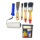 Kit Set Para Pintar 1 Bandeja 3 Brochas 1 Rodillo 1 Espatula