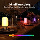 Lámpara De Noche Led Rgb Táctil Control Por App Recargable