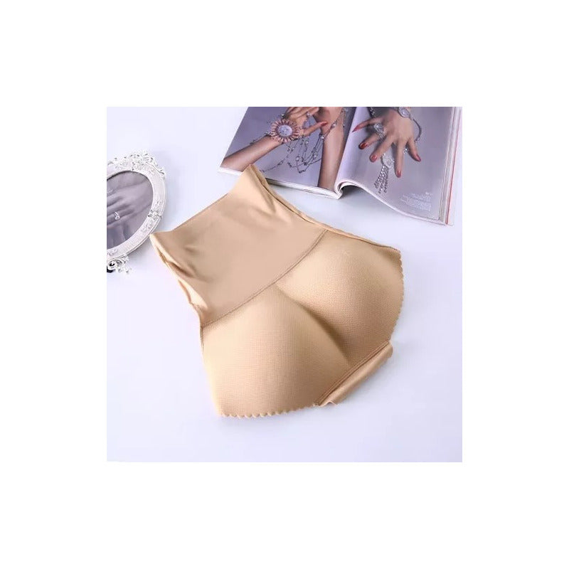 Calzón Relleno Levanta Glúteos Push Up Con Faja Para Abdomen