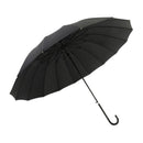 Caetano Store Paraguas Portaria Automático De 16 Varillas Grande Y Lujoso Negro