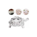 Tortuga De Cristal Figura Decorativa Hogar  Transparente