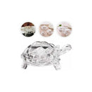 Tortuga De Cristal Figura Decorativa Hogar
