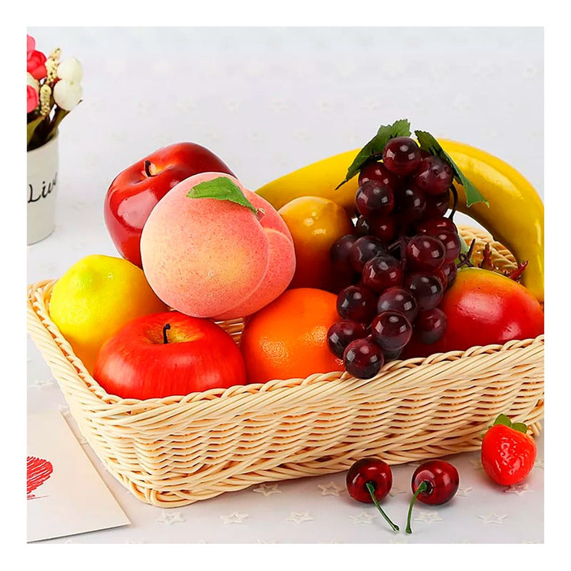 Durazno Damasco Artificial Fruta Sintética Decoración