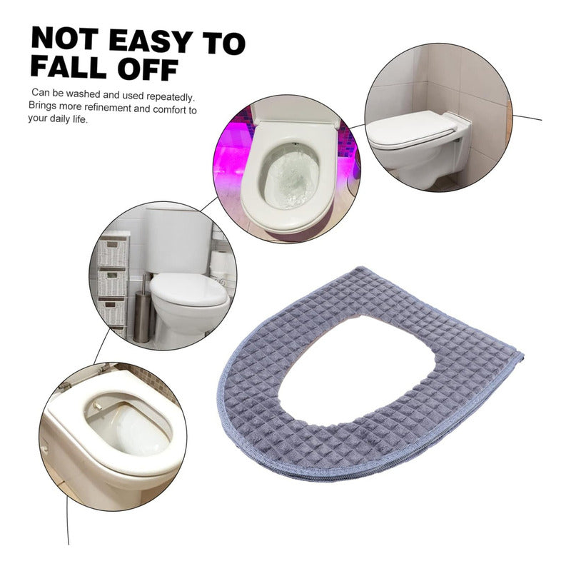Funda Inodoro Térmica Acolchada Invierno Baño