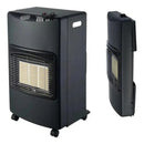 Estufa A Gas Glp 4200w Portátil Interior Con Ruedas Invierno Negro