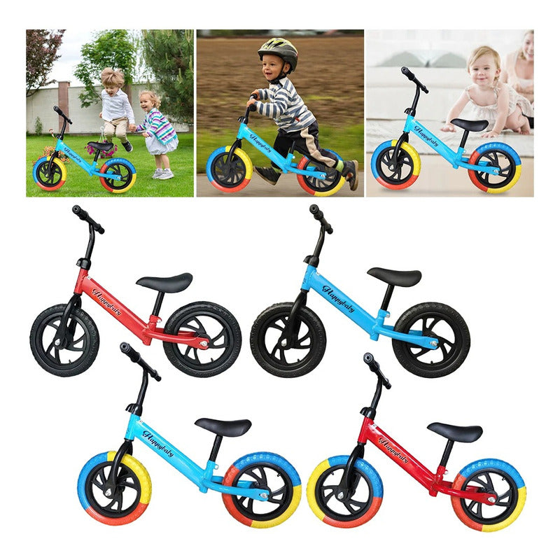 Bicicleta Equilibrio Niños Aro 12 Sin Pedal Principiantes