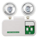 Lampara De Emergencia Theck Doble Foco Recargable Automatica Blanco