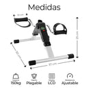 Mini Bicicleta Rehabilitación Piernas Y Brazos Lcd