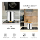 Olla Acero Inoxidable 12 Litros 25x26 Cocina Profesional Plateado