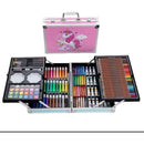 Set De Dibujo Y Pintura Unicornio 145 Piezas Con Maletín