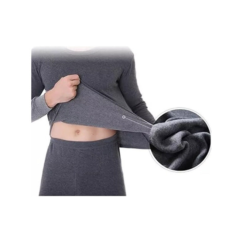 Conjunto De Pijama Hombre Camiseta Y Calzoncillo Polar