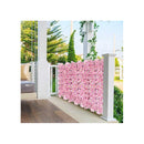 Panel De Flores Artificiales Eco & Deco Rosa 3m X 1m Decoración Muro