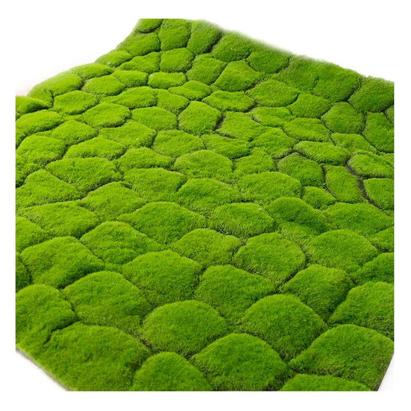 Musgo Artificial, Alfombra De Césped Rollo Sintetico De 1x1