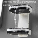 Jabonera Baño Doble Resistente De Plástico Para Pared Blanco