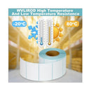 5 Rollo 1000 Etiquetas Adhesivas Imprimibles Termicas 40x30 Blanco