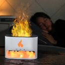 Humidificador Difusor De Aroma Efecto Flama Piedra Sal