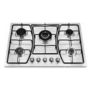 Encimera A Gas Theck 5 Quemadores Acero Inoxidable 70cm Plateado