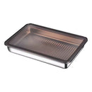 Bandeja Hermética 3.2l Acero Inoxidable Rectangular Cocina Plateado