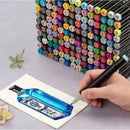 Rotuladores De Doble Punta Para Arte Con Tinta A Base De Alcohol, Pack De 80 Colores Surtido