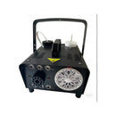 Máquina De Humo Burbujas Y Luces + Control Remoto, 3 En 1 Negro