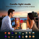 Lámpara De Noche Led Rgb Táctil Control Por App Recargable