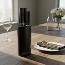 Porta Cuchillos Universal Cerdas Organizador Cocina Negro Negro