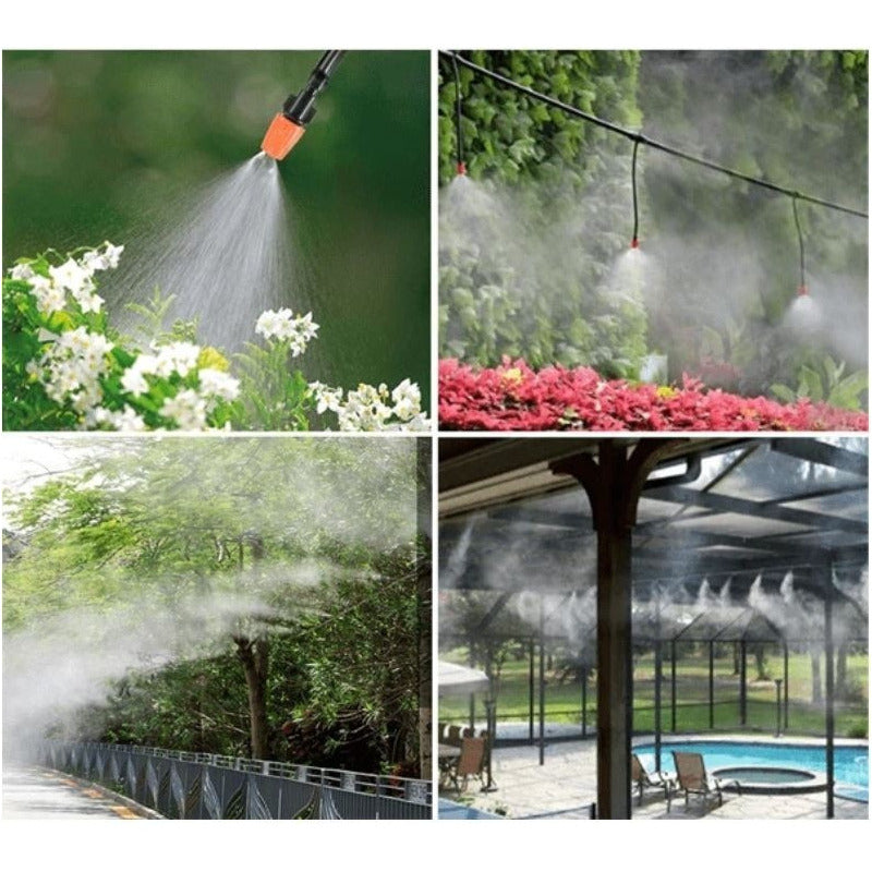 Manguera Con Sistema Riego Goteo Jardín Balcones Plantas Bd-181