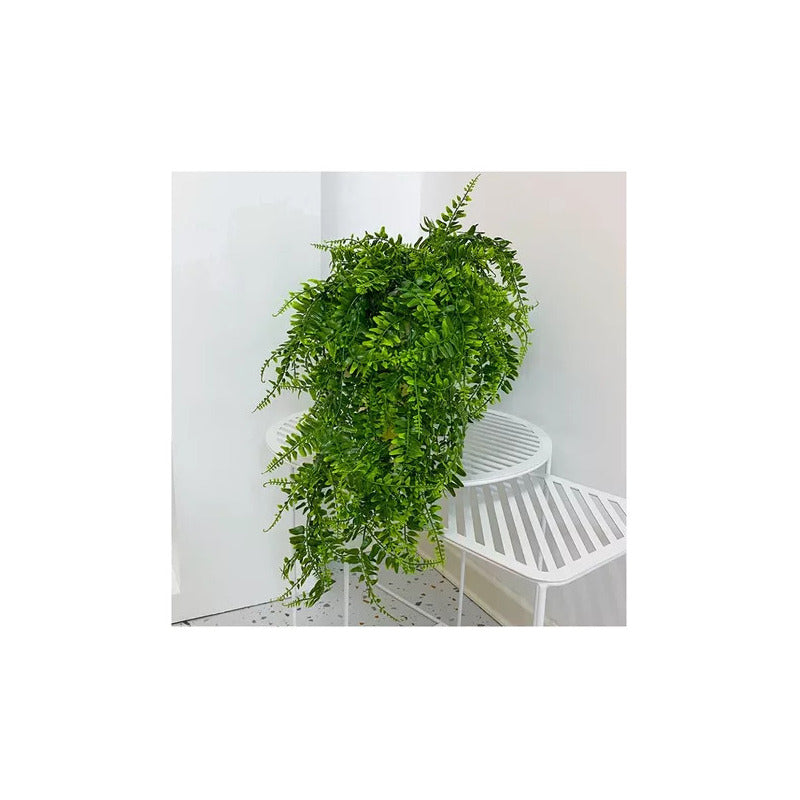 Helecho Fino Colgante  Flor Artificial Vara Frondosa
