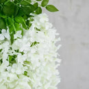 Pack De 12 Colgantes De Flores Artificiales Guirnaldas Blanco