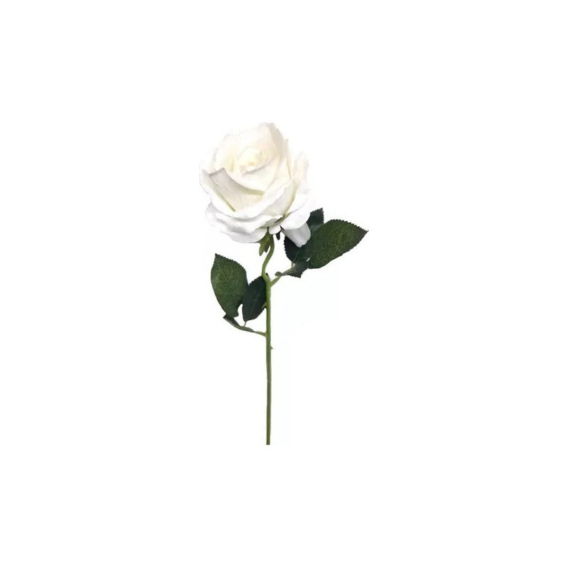 Rosas Artificiales Realistas Varas Individuales Colores