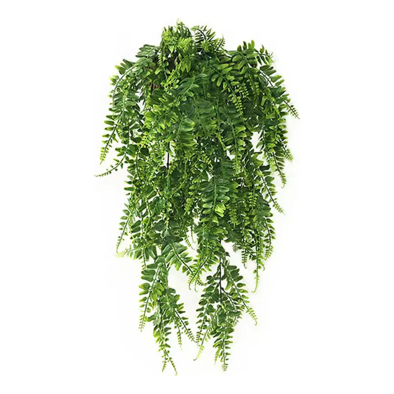 Helecho Fino Colgante  Flor Artificial Vara Frondosa