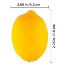 Pack 5 Limones Artificial Fruta Sintética Decoración Limones Limón